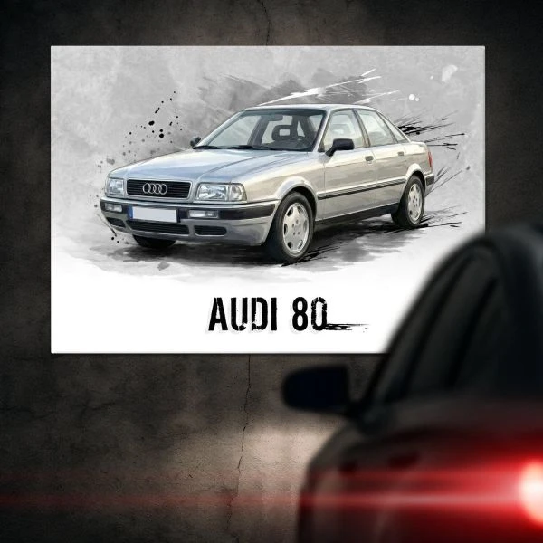 Dekoracyjna tablica na sciane Audi 80 B4